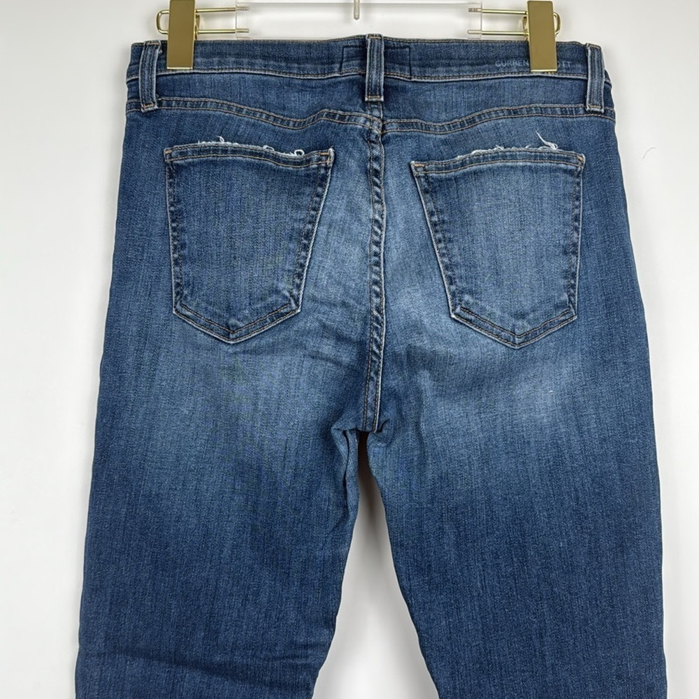 Current/Elliott The Stiletto Highwaist Skinny Jeans in Divina with Uneven Hem 28 - Picture 6 of 9